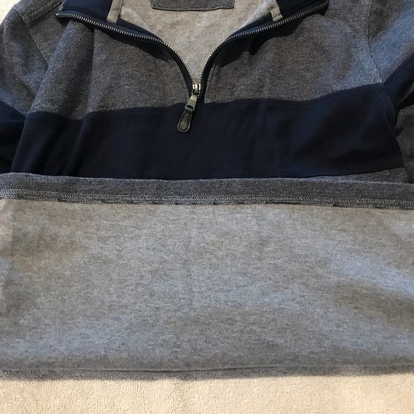 Banana Republic Men's Medium Long Sleeve Zip Up Pull Over Sweater - Picture 12 of 13